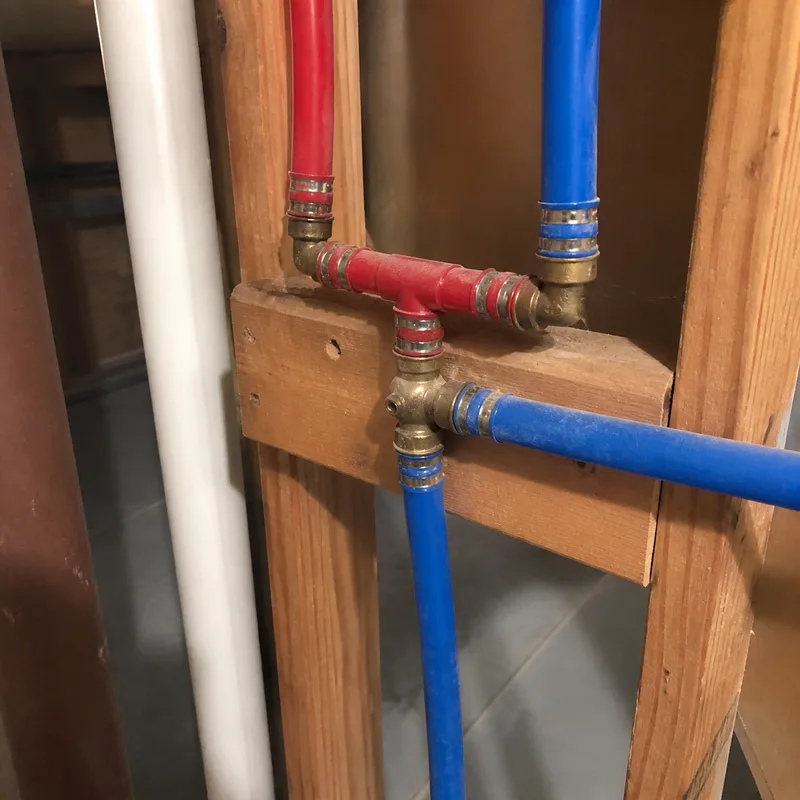 PEX plumbing pipe