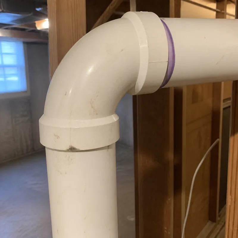 PVC plumbing pipe